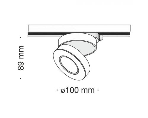 Трековый светильник Track lamps TR006-1-12W3K-W4K Maytoni
