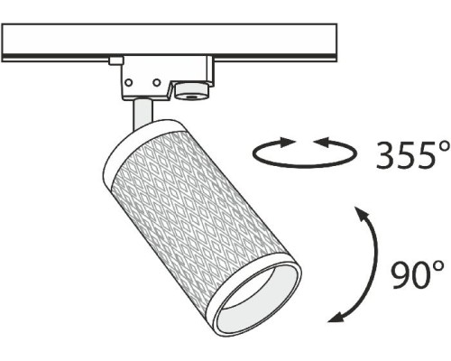 Трековый светильник Track lamps TR011-1-GU10-G Maytoni
