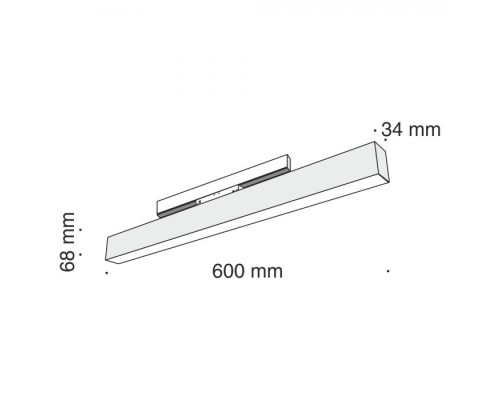 Трековый светильник Track lamps TR012-2-20W3K-B Maytoni