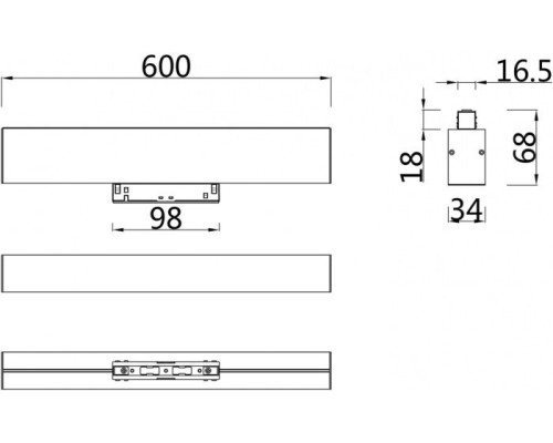 Трековый светильник BASIS TR012-2-20W3K-W Maytoni