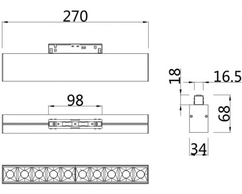 Трековый светильник Points TR014-2-20W4K-W Maytoni