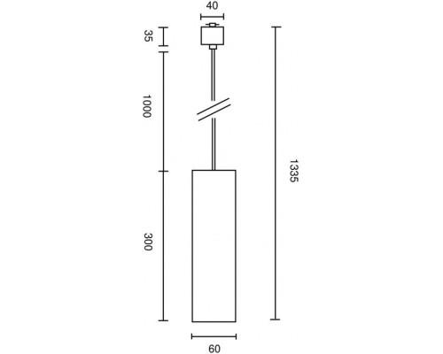 Трековый светильник Focus TR025-1-GU10-W Maytoni