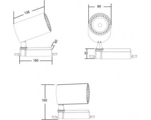 Трековый светильник Vuoro TR029-3-20W3K-W Maytoni