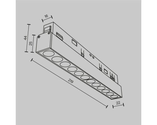 Трековый светильник Points TR031-2-12W4K-W Maytoni