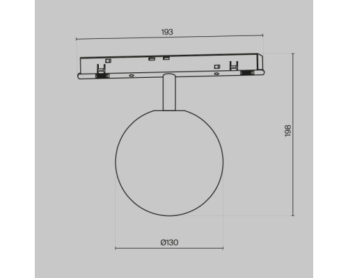 Трековый светильник Luna TR038-4-5WTW-DD-B Maytoni
