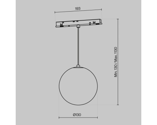 Трековый светильник Luna TR039-4-5W3K-WW-DS-W Maytoni