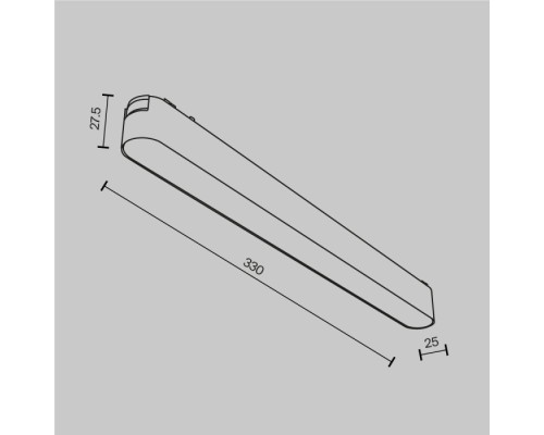 Трековый светильник Basis TR080-1-18W3K-W Maytoni