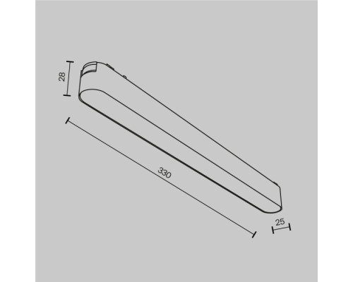 Трековый светильник Basis TR080-1-18W4K-W Maytoni