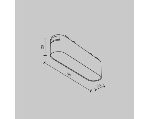 Трековый светильник Basis TR080-1-6W4K-W Maytoni