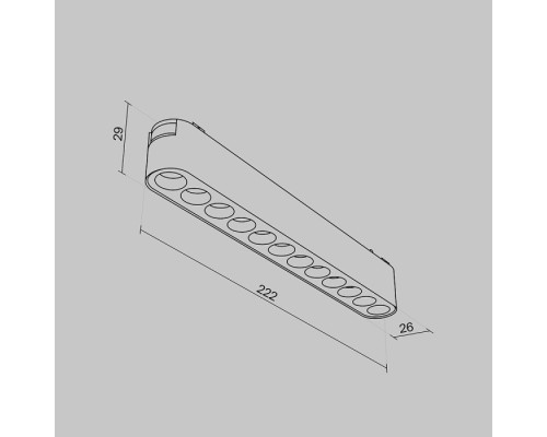 Трековый светильник Points TR082-1-12W4K-M-B Maytoni