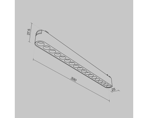 Трековый светильник Points TR082-1-18W4K-M-B Maytoni