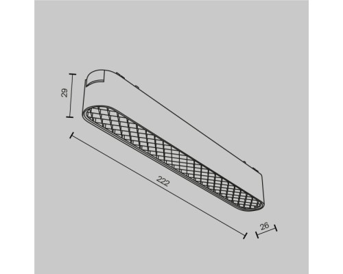 Трековый светильник Basis Grid TR084-1-12W3K-W Maytoni