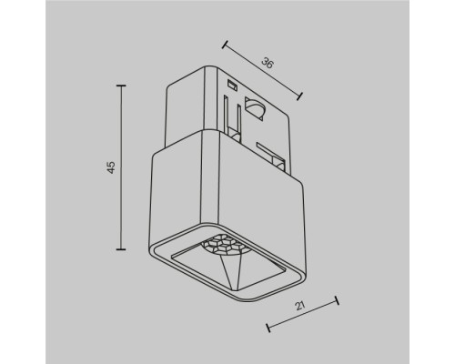 Трековый светильник Points S TR100-2-2W3K-S-W Maytoni