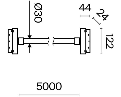 Трековый светильник Tau TR101-2-100W4K-B Maytoni