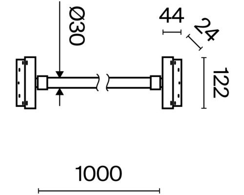 Трековый светильник Tau TR101-2-20W4K-B Maytoni