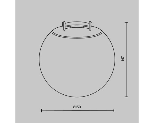 Трековый светильник Luna TR125B-10W3K-B Maytoni