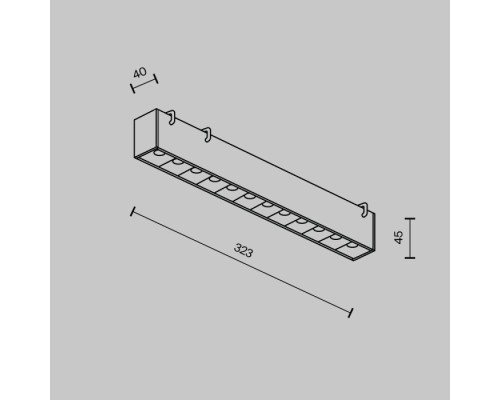 Трековый светильник Points TR128B-12W3K-M-W Maytoni