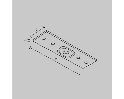 Соединитель прямой Accessories for tracks Exility TRA034C-21W Maytoni