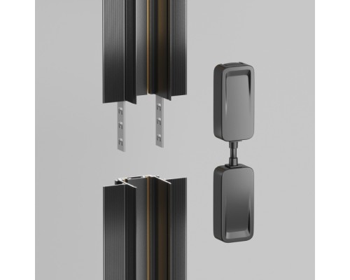 Прямой коннектор питания Magnetic track system Radity TRA084C-B-12 Maytoni