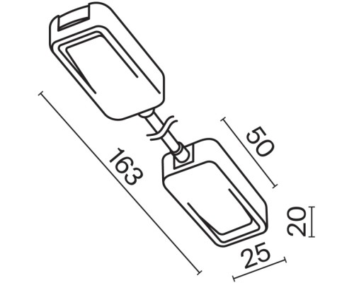 Коннектор Accessories for tracks Radity TRA084CPC-B-12 Maytoni