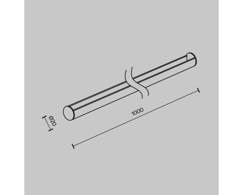 Опорный стержень Accessories for system Parity TRA130SR-1B Maytoni
