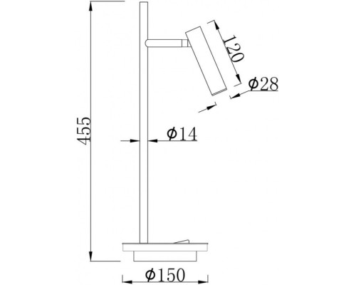 Настольная лампа Estudo Z010TL-L8W3K Maytoni