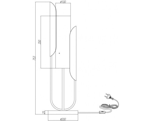 Настольная лампа Сipresso Z014TL-01G Maytoni