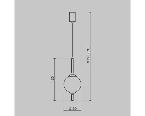 Подвесной светильник The Sixth Sense Z020PL-L6BS3K Maytoni