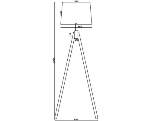 Торшер Calvin Z177FL-01B Maytoni