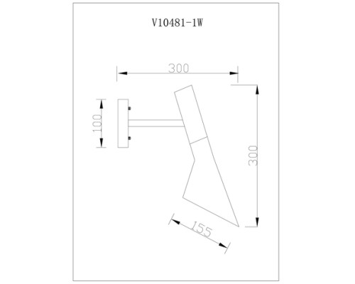Бра Turin V10481-1W Moderli