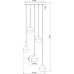 Подвесной светильник Renata V2833-5PL Moderli