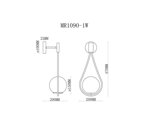 Бра Florenz MR1090-1W MyFar