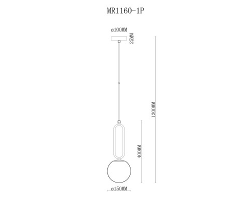 Подвесной светильник Pierre MR1160-1P MyFar