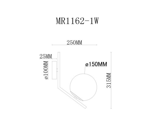 Бра Pierre MR1162-1W MyFar