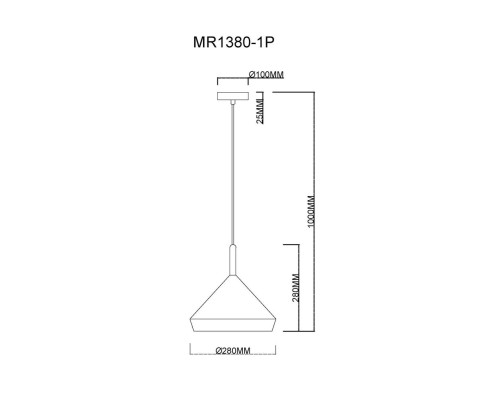 Подвесной светильник Adele MR1380-1P MyFar