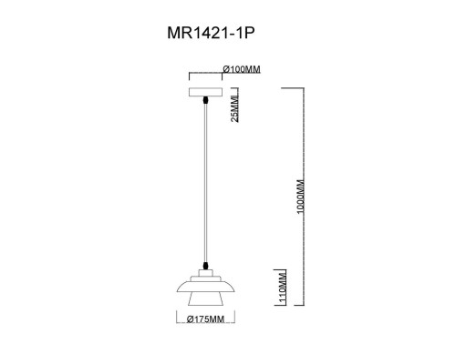 Подвесной светильник Renata MR1421-1P MyFar