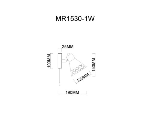Бра Chilly MR1530-1W MyFar