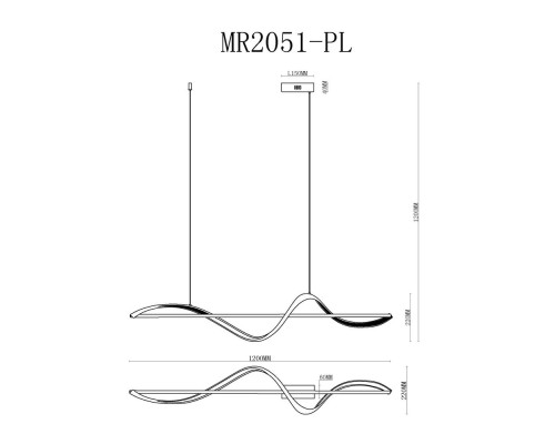 Подвесной светильник Marry MR2051-PL MyFar