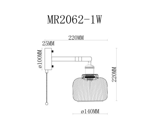 Бра Natalie MR2062-1W MyFar