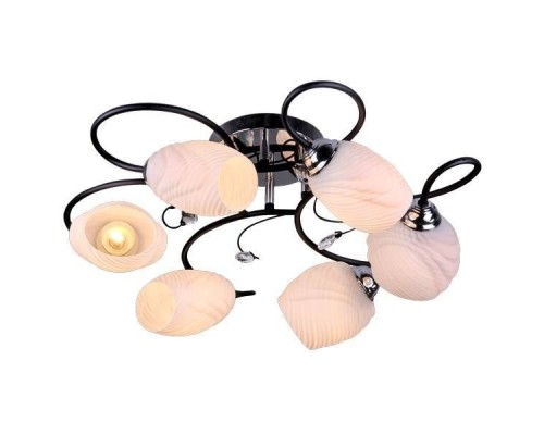 Потолочная люстра 10793 10793/6C WENGE, CHROME Natali Kovaltseva