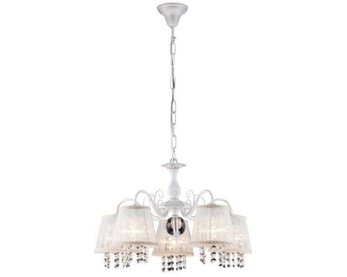 Подвесная люстра Isabelle II 11393/5C WHITE GOLD Natali Kovaltseva