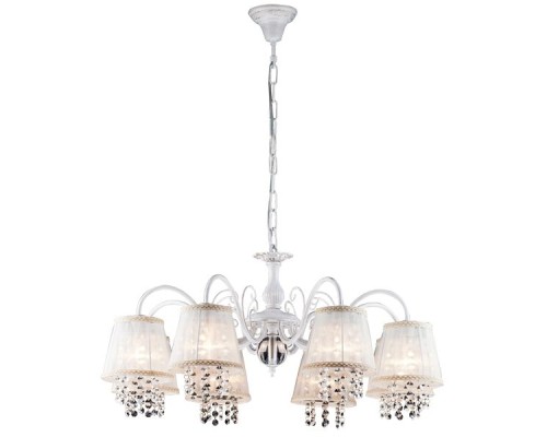 Подвесная люстра Isabelle II 11393/8C WHITE GOLD Natali Kovaltseva