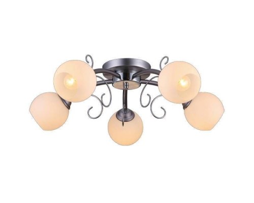 Потолочная люстра 11407 11407/5C CHROME, GREY Natali Kovaltseva