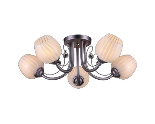 Потолочная люстра 11408 11408/5C CHROME, GREY Natali Kovaltseva