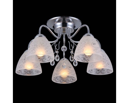 Потолочная люстра 11453 11453/5C CHROME Natali Kovaltseva