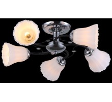 Потолочная люстра 11477 11477/5C DARK CHROME Natali Kovaltseva