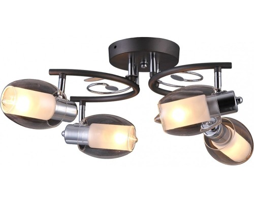 Потолочная люстра 75037-4C CHROME, GRAY Natali Kovaltseva