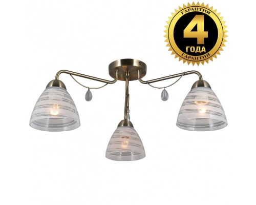 Потолочная люстра Скандинавия 76053/3C ANTIQUE Natali Kovaltseva