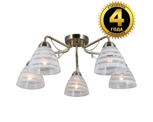 Потолочная люстра Скандинавия 76053/5C ANTIQUE Natali Kovaltseva