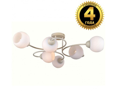 Потолочная люстра Скандинавская классика 81400/6C BEIGE GOLD Natali Kovaltseva